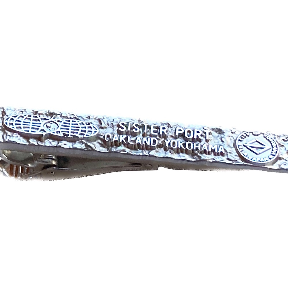 Vintage The City of Yokohama sister Port to Oakland 1980 Tie Bar